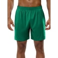 thumbnail image 1 of MIER Men's Quick-Dry Lightweight Training Running & Basketball Athletic Shorts, No Pockets, No Liner, Green, L, 1 of 7