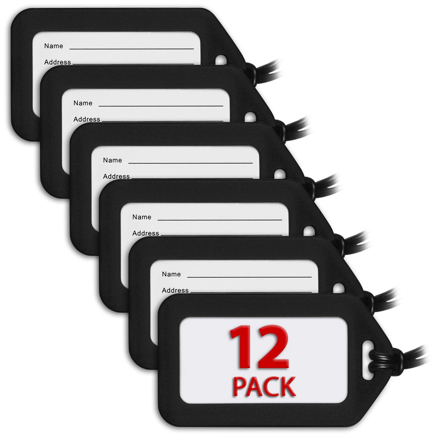 Shop MIFFLIN Luggage Tags (Assorted, 12 PK), – Luggage Factory