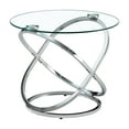 thumbnail image 1 of MIFI Modern Glass Coffee Table , Small Round Coffee table with storage Modern Dining Table, 1 of 5
