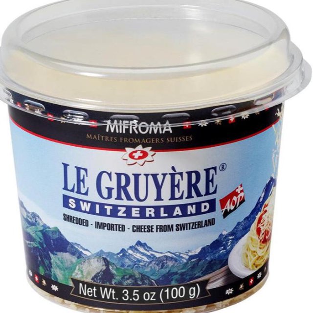 MIFROMA CHS GRUYERE SHREDDED 3.5 OZ Pack of 9