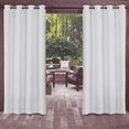 thumbnail image 1 of MIFXIN Outdoor Curtains for Porch, Waterproof Curtains for Patio, Indoor Outdoor Solid Cabana Grommet Top Blackout Curtains, 1 Panel, 52 in x 84 in, White, 1 of 8