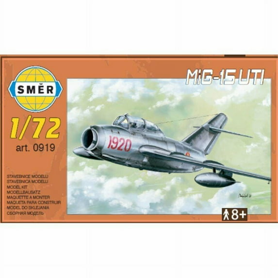 MIG 15 UTI trainer, USSR, Czech, Poland, Vietnam (1/72 model kit)