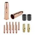 thumbnail image 1 of MIG Gun Consumables Kit - Compatible with Lincoln/Magnum 300 & 400 and Tweco #3 & #4 - 54A Diffuser - 34A Insulator - Tapered Tip: 0.035" - 24A Nozzle: 1/2", 1 of 5