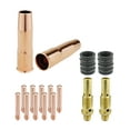 thumbnail image 1 of MIG Gun Consumables Kit - Compatible with Lincoln/Magnum 200 & 250 and Tweco #2 - 52 Diffuser - 32 Insulator - Tip: 0.045" - 22 Nozzle: 3/8", 1 of 5