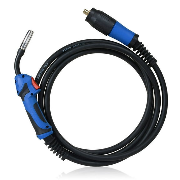 MIG Welder Torch, Ergonomic Design For Comfortable Welding, Tensile Anti-Wear Cable Ensuring Durability And Reliability, Solid Material And Pure Copper Joints For Safety, 3-5M