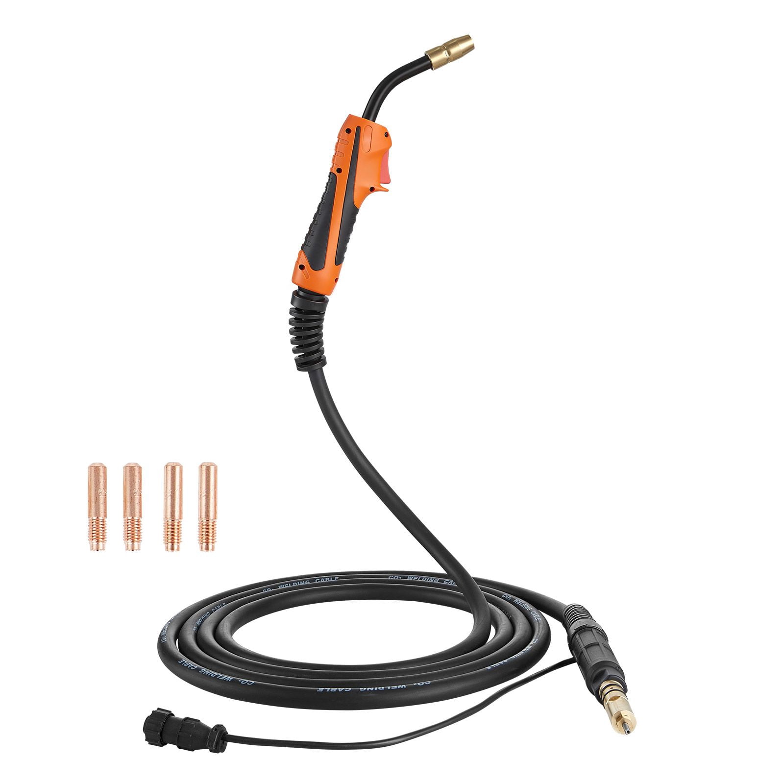 MIG Welding Gun 150A 15ft Pure Copper Cable Replacement for Miller M-15/M-150 for Millermatic