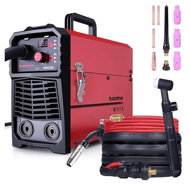 ARCCAPTAIN 130A 110V MIG Welder - 3-in-1 Gasless MIG / Lift TIG / Stick IGBT