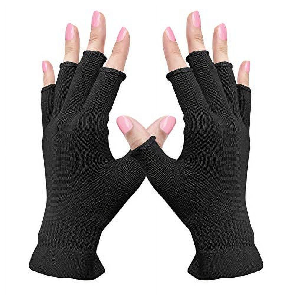 MIG4U Fingerless Moisturizing Gloves, Half Finger Touchscreen Beauty