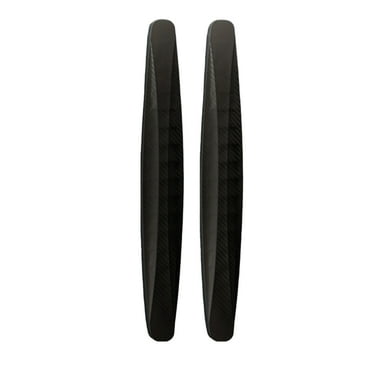 MIGAINO 1 Pair Car Anti-collision Strip Bumper Protector High Elastic PVC Non-slip Self-adhesive Universal Auto SUV Truck Front Rear Bumper Guard Protector Trim