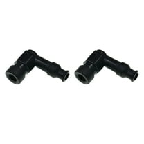MIGAINO 2Pcs Motorcycle Spark Plug Cover High Performance Right Angle Universal Spark Plug Boot Motorbike Dirt Bike ATV Parts Replacement Accessories