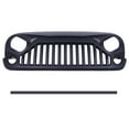 MIGAINO ABS Plastic Car Front Bumper Grille for 20072018 Jeep Wrangler