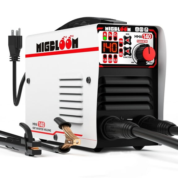 MIGBLOOM 140A Stick Welding Machine ARC MMA Welder 110V, IGBT Inverter Welder with VRD, Hot Start,ARC Force and Anti-Stick