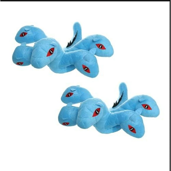 MIGHTY- Hydra Dragon- Squeaker-Multiple Layers. Made Durable, Strong & Tough. Interactive Play Dog Toy (Tug, Toss & Fetch). Machine Washable & Floats (Regular 2 Pack)