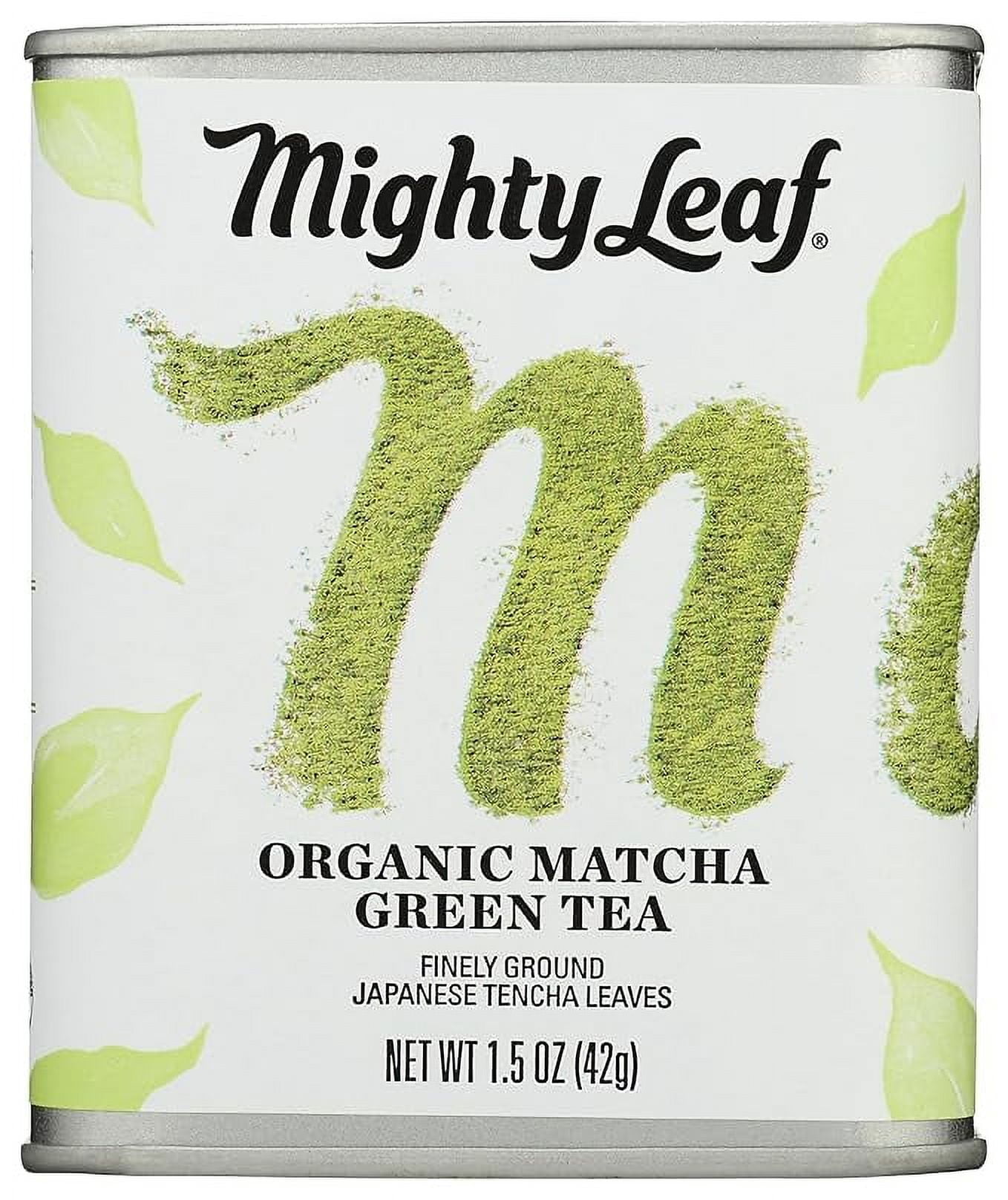 MIGHTY LEAF Organic Matcha Green Tea, 1.5 OZ ( Pack of 2 )