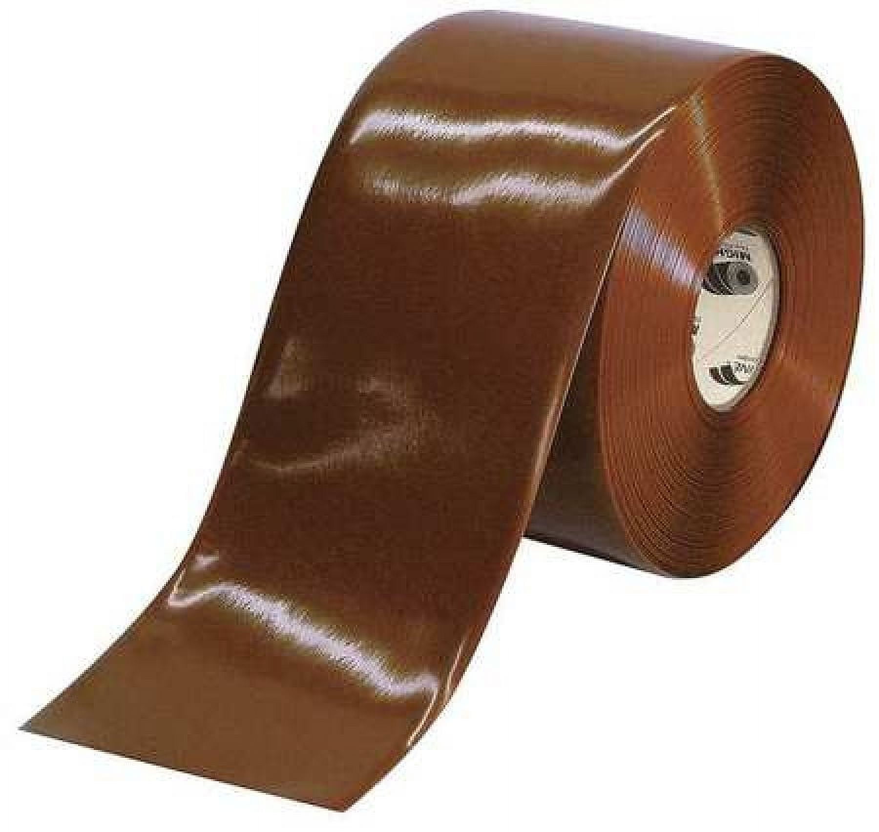 mightyline 6rbrn industrial floor tape, roll, brown, vinyl