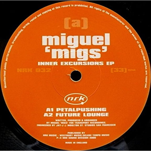 MIGUEL MIGS INNER EXCURSIONS EP (Vinyl Record)
