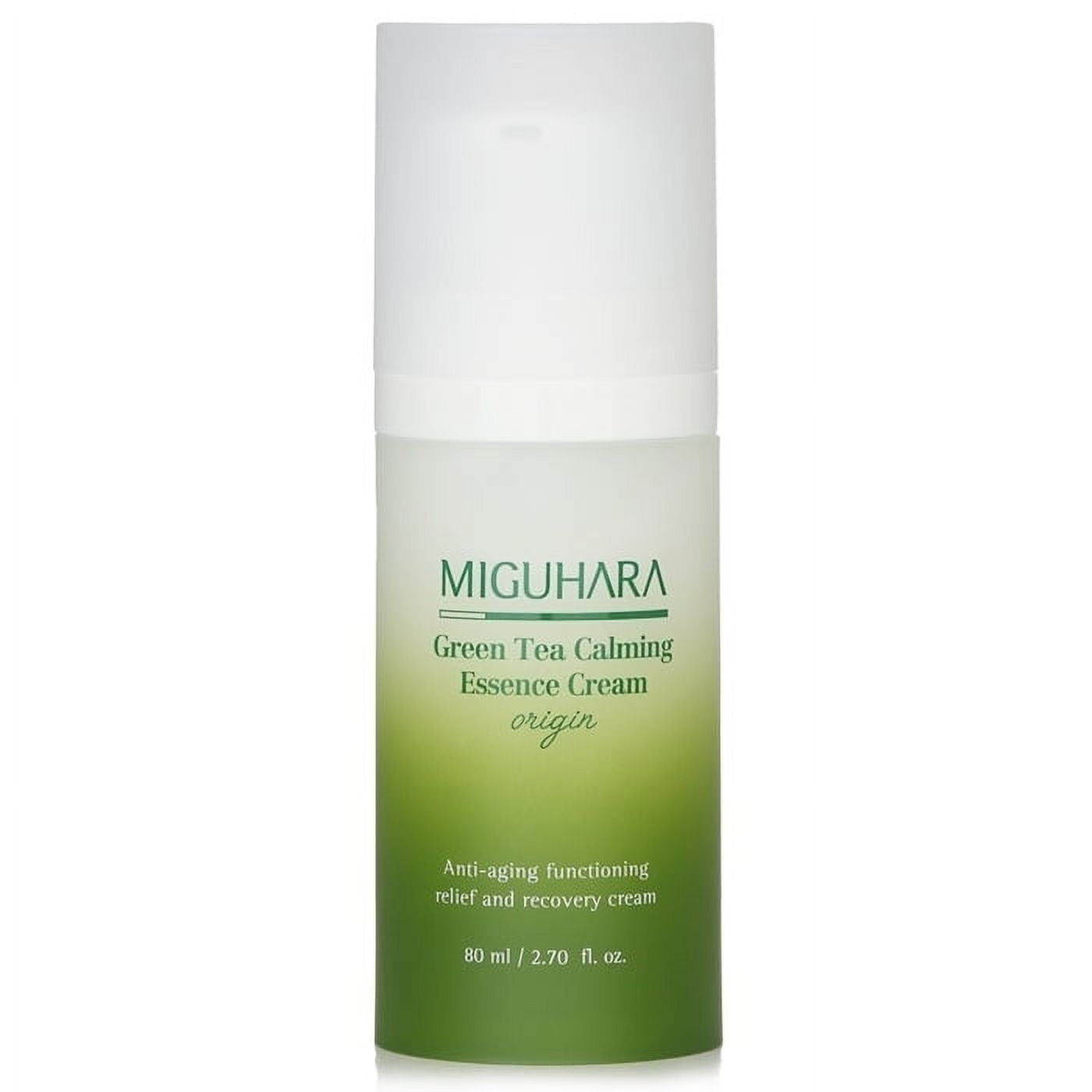 MIGUHARA Green Tea Calming Essence Cream Origin 80ml/2.7oz - Walmart.com