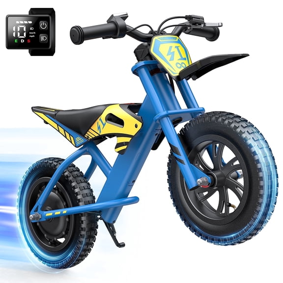 MIHOVER Electric Dirt Bike for Kids, 200W Motor,10Mph Electric Motorcycle Beginners Friendly for Kids 5-8, UL2272 & CPC Certified - Red