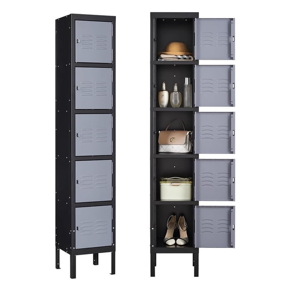 Lockrite Locker MIIIKO Metal Locker, Metal Lockers for Employees with Lock, Storage ...