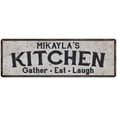 thumbnail image 1 of MIKAYLA's Kitchen Rustic Chic Decor Gift 6x18 Sign 106180051672, 1 of 1