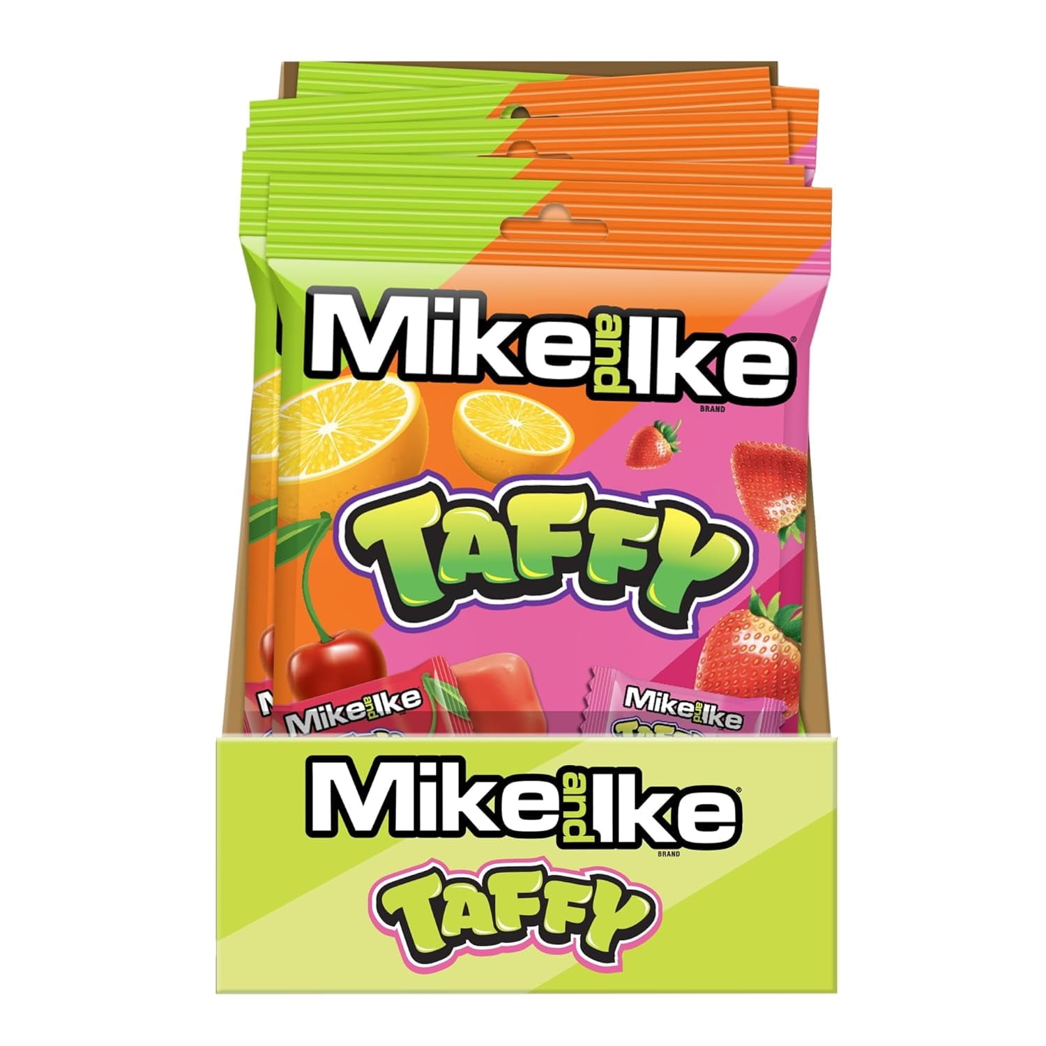 MIKE AND IKE® Taffy Fruity Candy Variety Pack Assorted Flavors