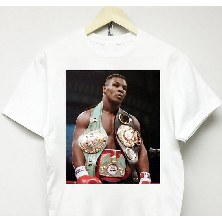 MIKE TYSON T SHIRT vtg rap tee off 90s boxing champion vlone astroworld white