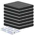 thumbnail image 1 of MIKEDE Neodymium Magnets, 5 Pack Black Super Strong Magnets Bar, Waterproof Heavy Duty Magnet with Adhesive Backing, Rare Earth Small Magnet Strips for Fridge, DIY, Craft, Science - 60x10x3 mm, 1 of 10