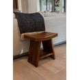 thumbnail image 1 of MIKHA TEAK WOOD STOOL, 1 of 5