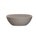 thumbnail image 1 of MIKIBAMA Beige Resin Stone Freestanding Soaking Bathtub - 63"L x 30.7"W, 1 of 10