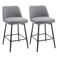 thumbnail image 1 of MIKIBAMA Counter Height Swivel Bar Stools Set of 2, 1 of 7