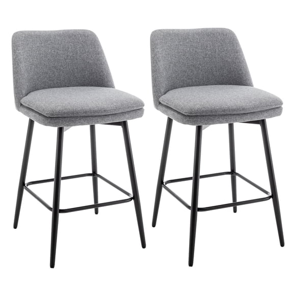 MIKIBAMA Counter Height Swivel Bar Stools Set of 2