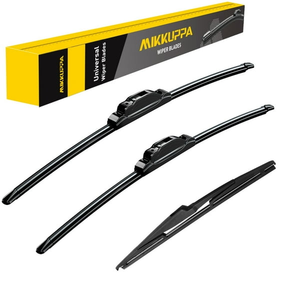 MIKKUPPA 26+"14+"13" Windshield Wiper Blades Replacement for 2013-2018 Hyundai Santa Fe, Front Wiper Blades Rear Wiper Blades, Durable Stable Quiet All Season Wiper Blades Set (Pack of 3)