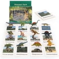 thumbnail image 1 of MIKNEKE Small Dinosaur Figurines Learning & Education Toys, Plastic Realistic Dinosaur Animal Figures Games Toys, Preschool Learning Activities Matching Game Science Toys (Dinosaur), 1 of 7