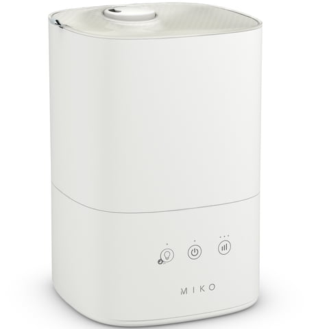 MIKO Breeze Smart Cool Mist Humidifier For Home, 3L Top-Fill, Ultra-Quiet, Essential Oil Diffuser, Easy Clean, Rapid Humidity Increase Breeze