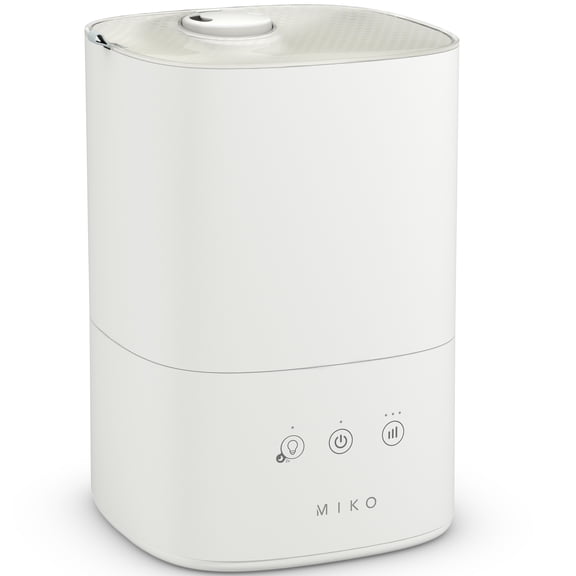 MIKO Breeze Smart Cool Mist Humidifier For Home, 3L Top-Fill, Ultra-Quiet, Essential Oil Diffuser, Easy Clean, Rapid Humidity Increase Breeze