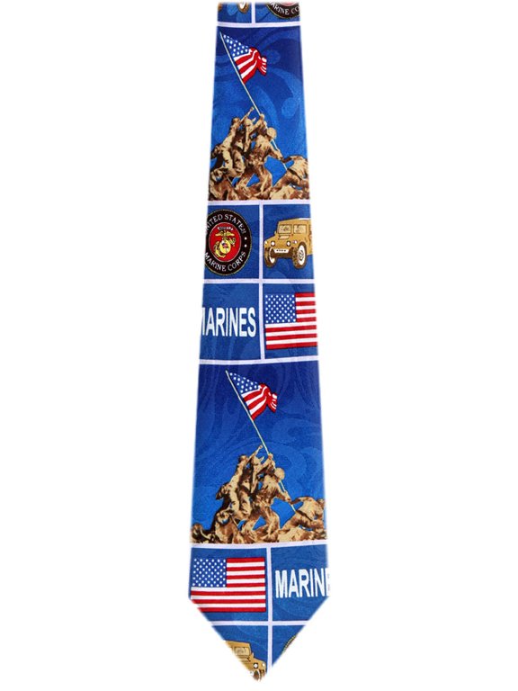MIL-324 - Mens Military Armed Service Army Navy Marines Necktie Ties