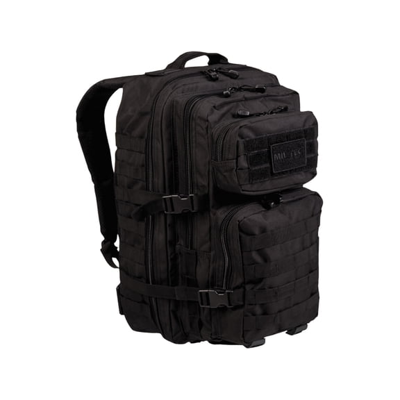 MIL-TEC Assault Backpack, Black, 36L