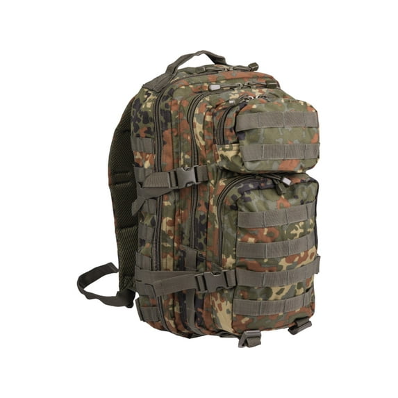 MIL-TEC Assault Backpack, Flecktarn Camo, 20L,
