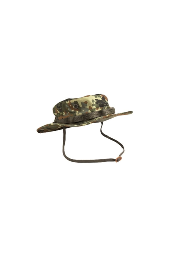 Cotton Ripstop Boonie Hat - Men's, Flecktarn Camo, Small