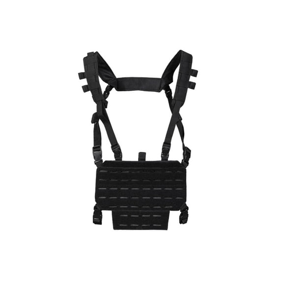 MIL-TEC Lightweight Chest Rig, Black, Adjustable
