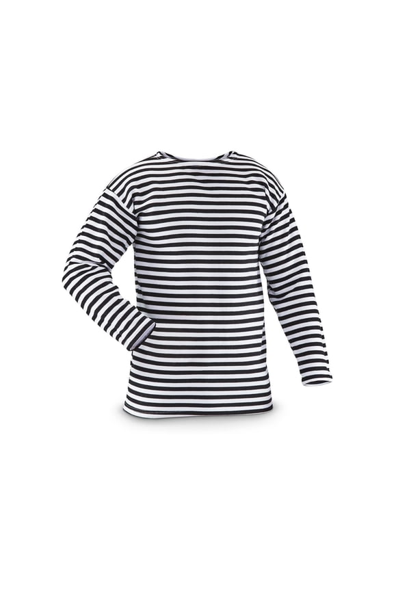 Striped Winter Sweater - Men's, Blue/White, Medium