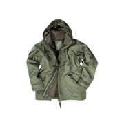 MIL-TEC Trilam. Wet Weather Jacket w/Fleece Liner - Mens, Olive Drab, 3XL