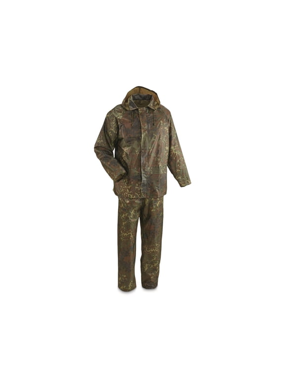 Wet Weather Suit - Men's, Flecktarn Camo, 4XL