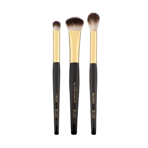 MILANI Jet Set Eye Brush Kit, 3-Piece Eye Brush Kit