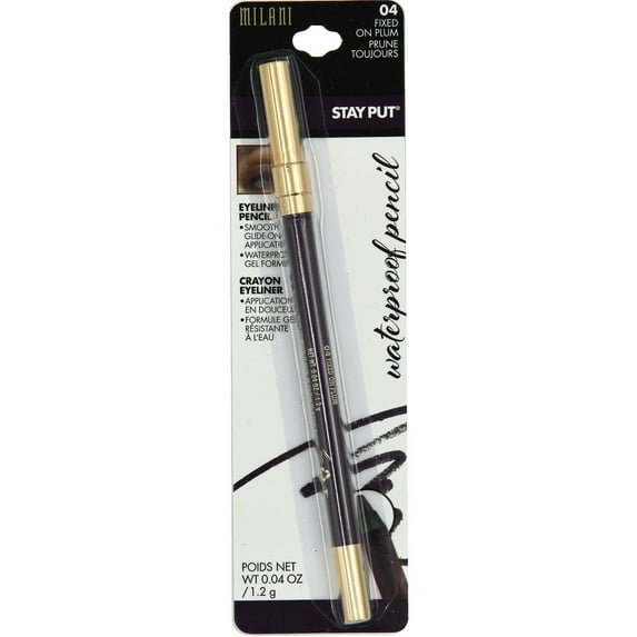 MILANI Stay Put Waterproof Eye Liner Pencil, Fixed On Plum