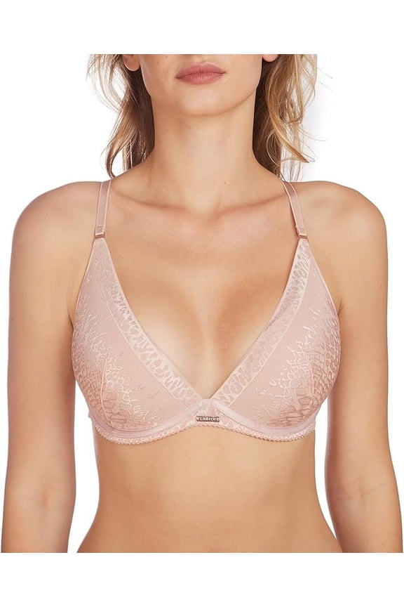 MILAVITSA-320500 Bra with Underwire, with Dense Molded Cups, KURAZH Series, Dusty Rose, Size 30B