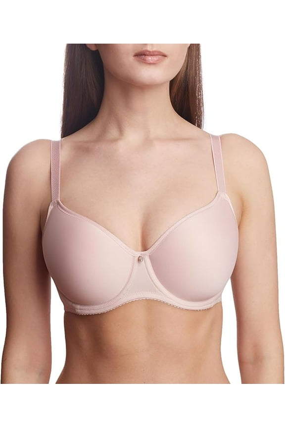 MILAVITSA Bra with MONOFIL Technology: Perfect Shape and Breathable Material, Nude, Size 34F