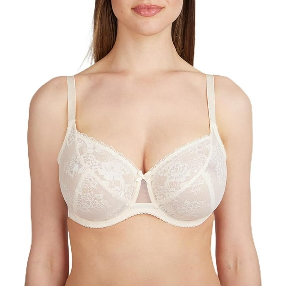 Bra Milavitsa 117180 - Lace, Triple-Cup, Decorative Insert