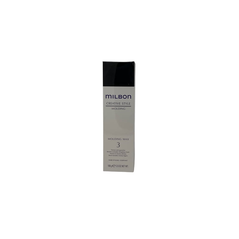 Milbon Creative Style Molding Wax #5, Cream Texture Sculpting, 3.5