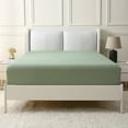 thumbnail image 1 of Mildly 22" Extra Deep Pocket Fitted Sheet, Ultra-Soft, Premium 1800 Collection - Full, Sage Green, 1 of 8